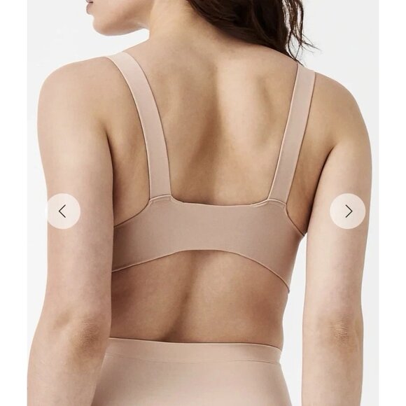 SPANX Bra-Llelujah Minimizer Bra Front Closure Underwire Contour Nude 36 DD - Picture 2 of 7